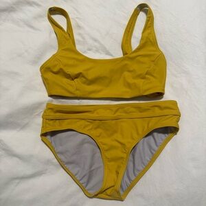 Prana Mustard Bikini Set